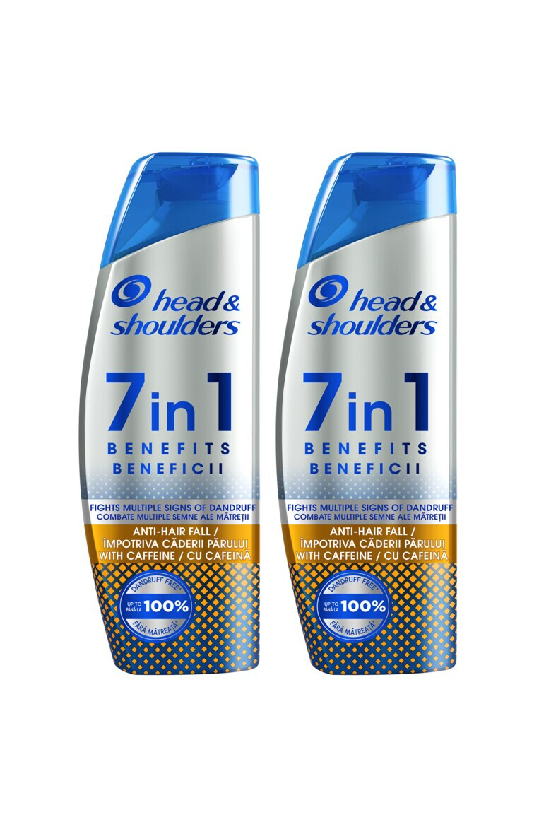 Head&Shoulders Pachet promo: 2 x Sampon Head & Shoulders 7-in-1 impotriva caderii parului si cu efect puternic antimatreata 2 x 270 ml - Pled.ro