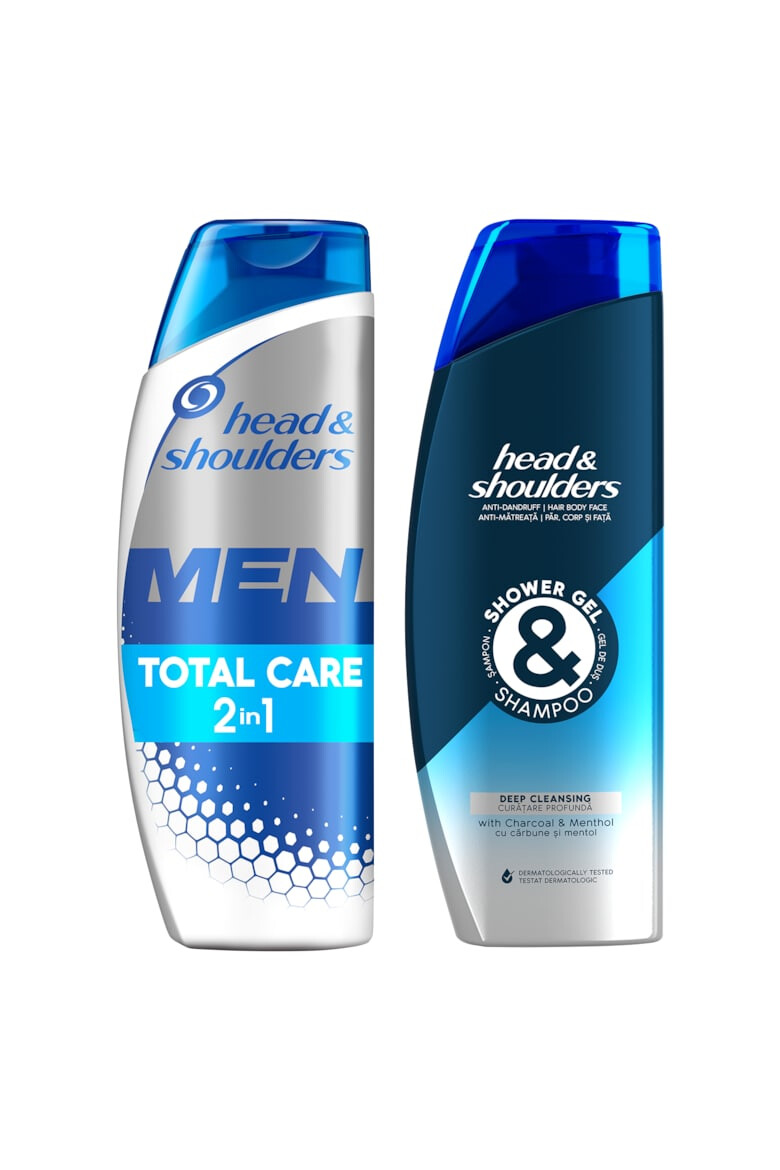 Head&Shoulders Pachet promo: Sampon anti-matreata Men Ultra Total Care 360 ml + Sampon si gel de dus anti-matreata Men Deep Cleasing 270 ml - Pled.ro