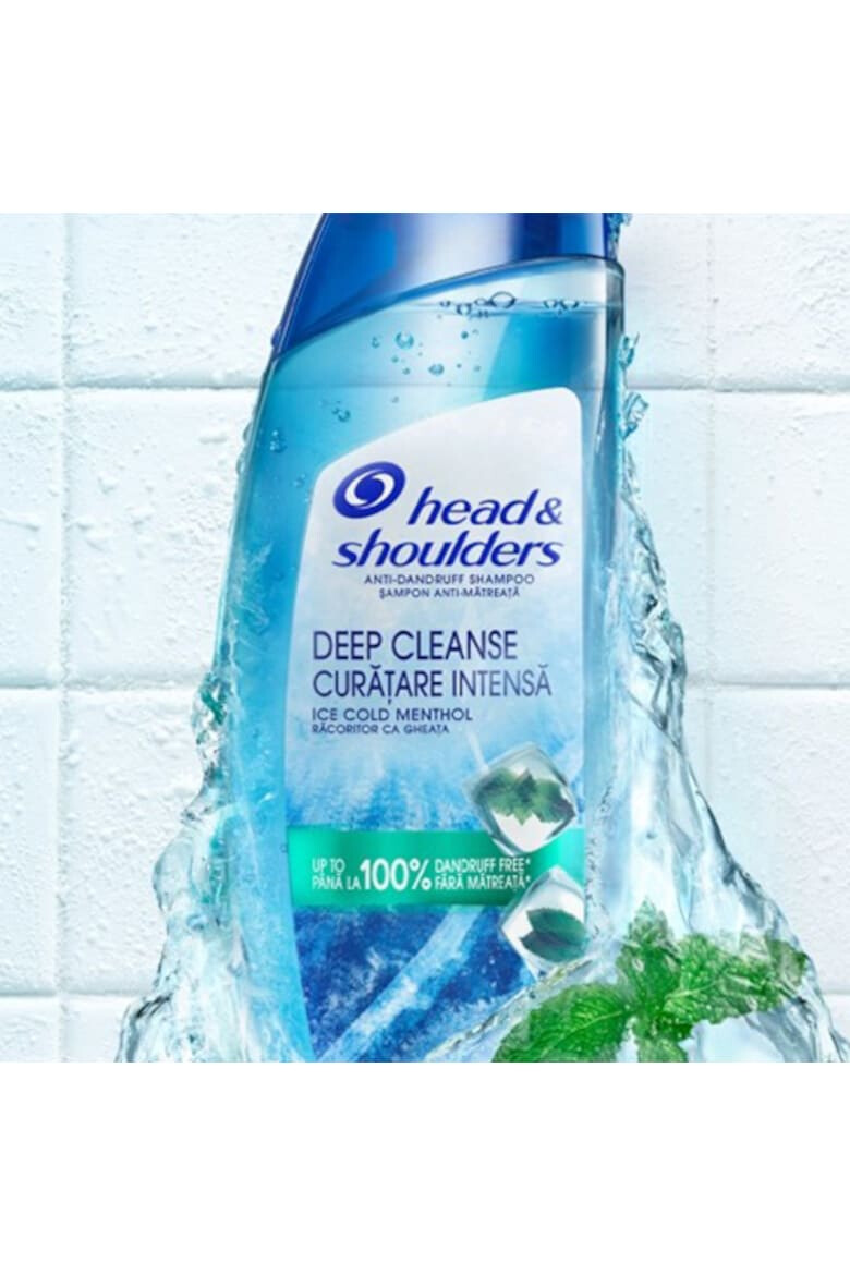 Head&Shoulders Sampon anti-matreata Deep Cleanse Sub Zero Feel cu mentol 300 ml - Pled.ro