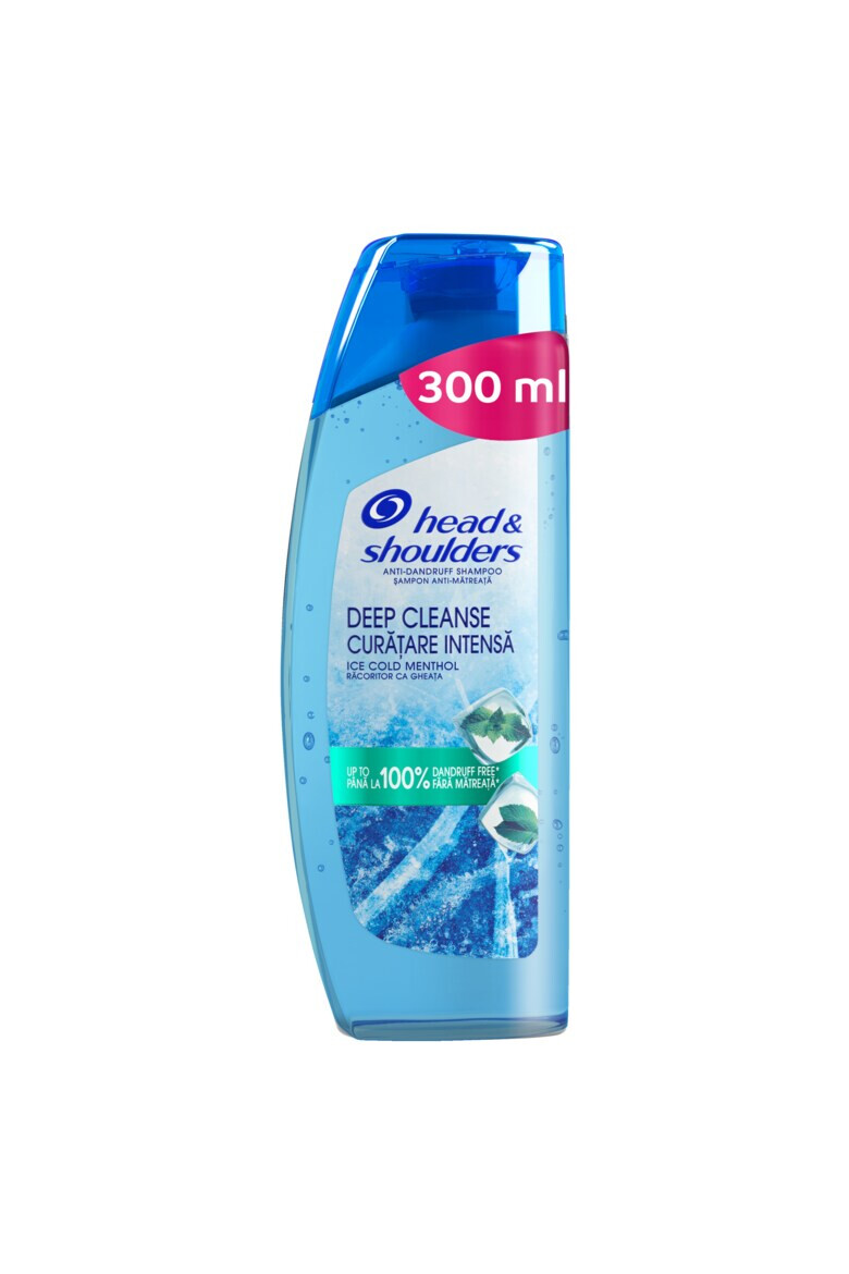 Head&Shoulders Sampon anti-matreata Deep Cleanse Sub Zero Feel cu mentol 300 ml - Pled.ro