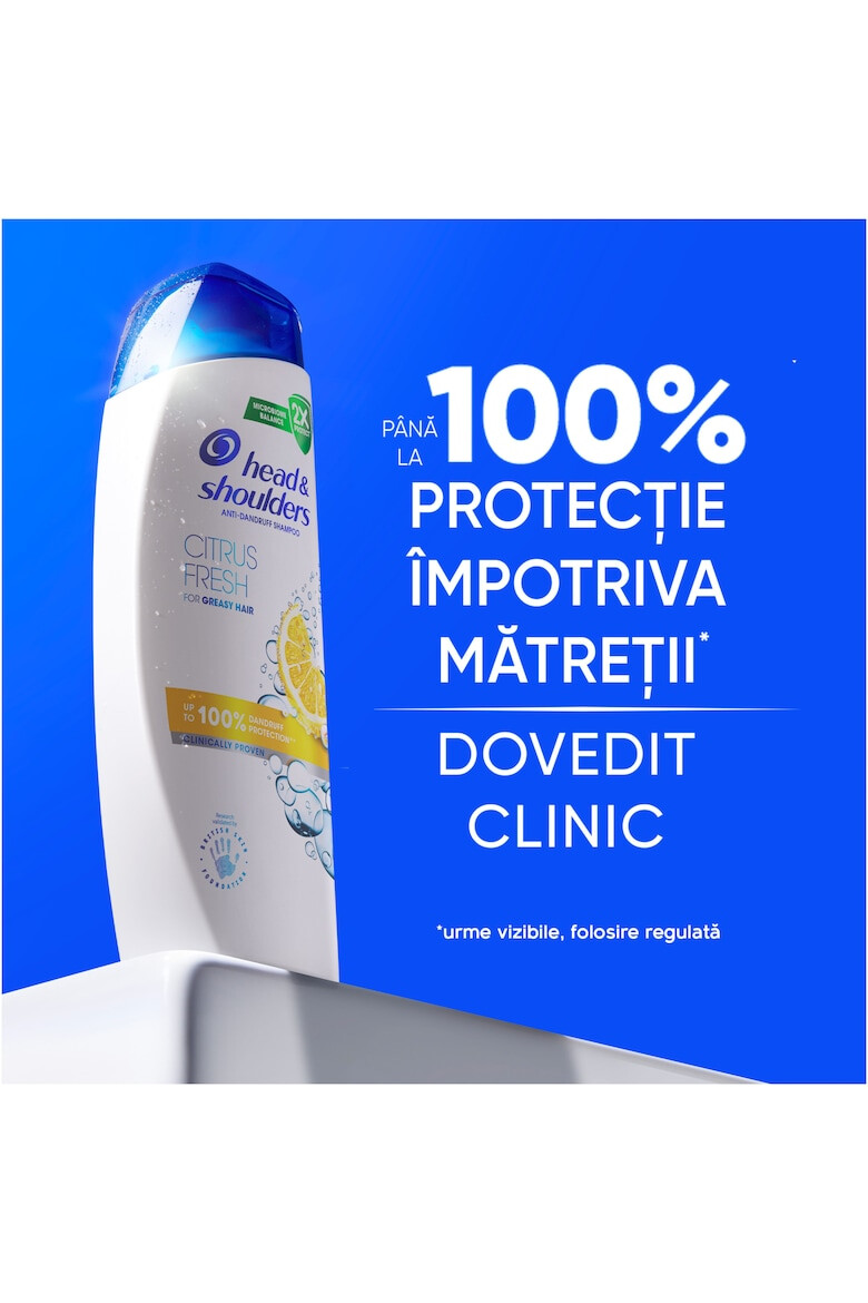 Head&Shoulders Sampon anti-matreata Head & Shoulders Citrus Fresh pentru par gras - Pled.ro