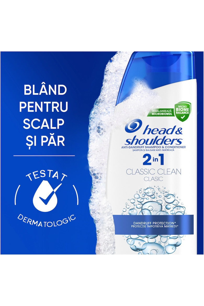 Head&Shoulders Sampon anti-matreata Head & Shoulders Classic Clean 2-in-1 pentru par normal - Pled.ro