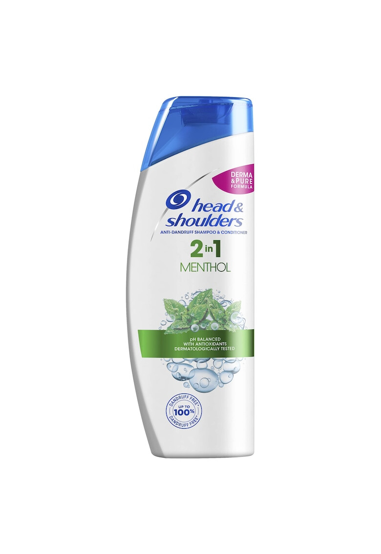 Head&Shoulders Sampon anti-matreata Menthol 2-in-1 pentru par gras 400 ml - Pled.ro