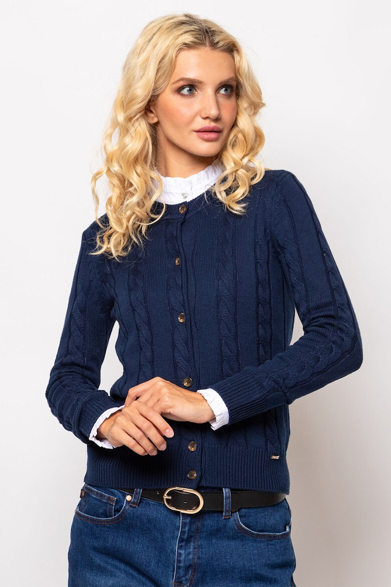 Heavy Tools Cardigan cu model torsade Hanoli - Pled.ro