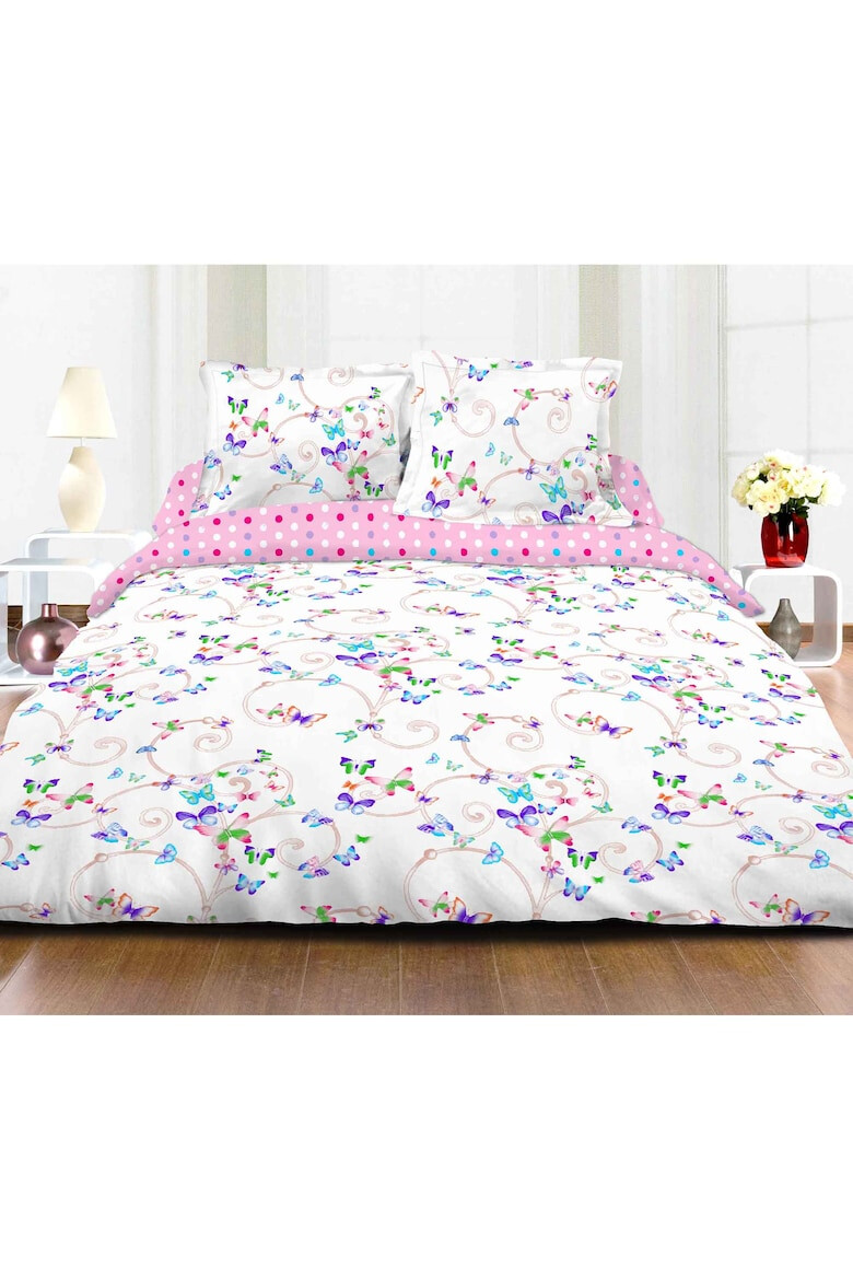 Heinner Home Lenjerie de pat Butterfly bumbac 100% 144TC 4 piese - Pled.ro