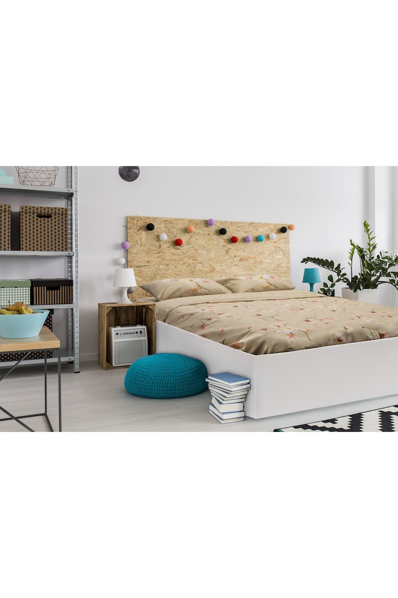 Heinner Home Lenjerie de pat pentru 2 persoane Magnolia bumbac 100% 144TC 4 piese king size - Pled.ro