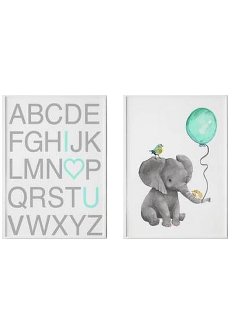 Heinner Home Set 2 tablouri decorative Elefant - Pled.ro