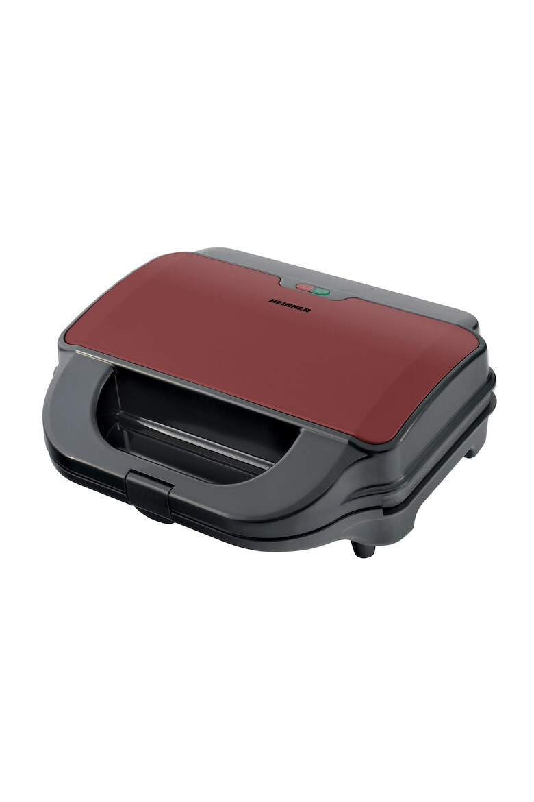 Heinner Sandwich maker 900 W placi XL 2 placi detasabile antiadezive: waffle grill Negru/Rosu - Pled.ro