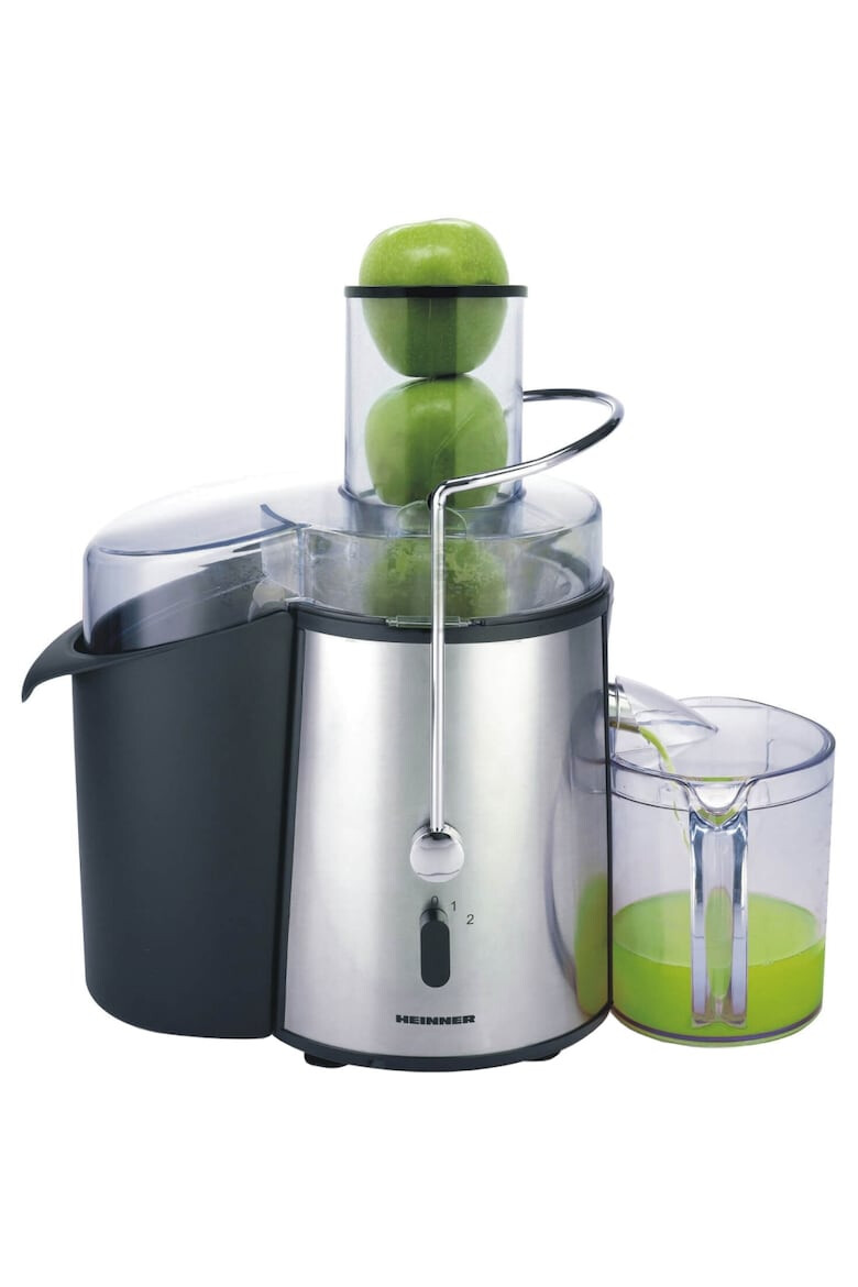 Heinner Storcator de fructe si legume XF-1000 1000 W Recipient suc 1 l Recipient pulpa 2 l 2 Viteze Tub de alimentare 75 mm - Pled.ro