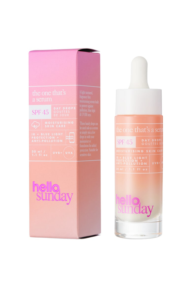 Hello Sunday Serum facial cu protectie solara SPF 45 30 ml - Pled.ro