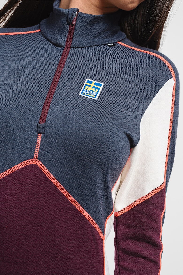 Helly Hansen Bluza regular fit din lana Merinos pentru ski Base Layer Lifa - Pled.ro