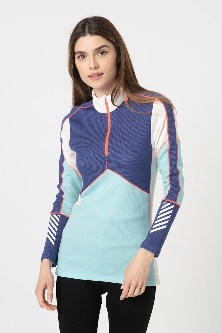 Helly Hansen Bluza regular fit din lana Merinos pentru ski Base Layer Lifa - Pled.ro