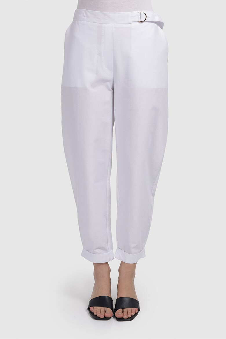 Helmidge Pantaloni crop cu talie inalta - Pled.ro