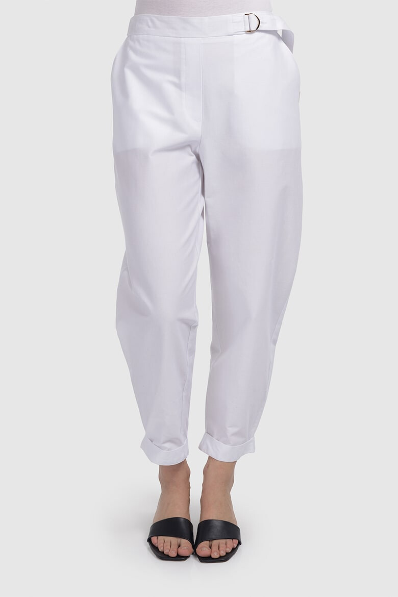 Helmidge Pantaloni crop cu talie inalta - Pled.ro