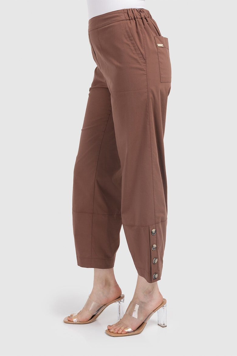 Helmidge Pantaloni relaxed fit crop - Pled.ro