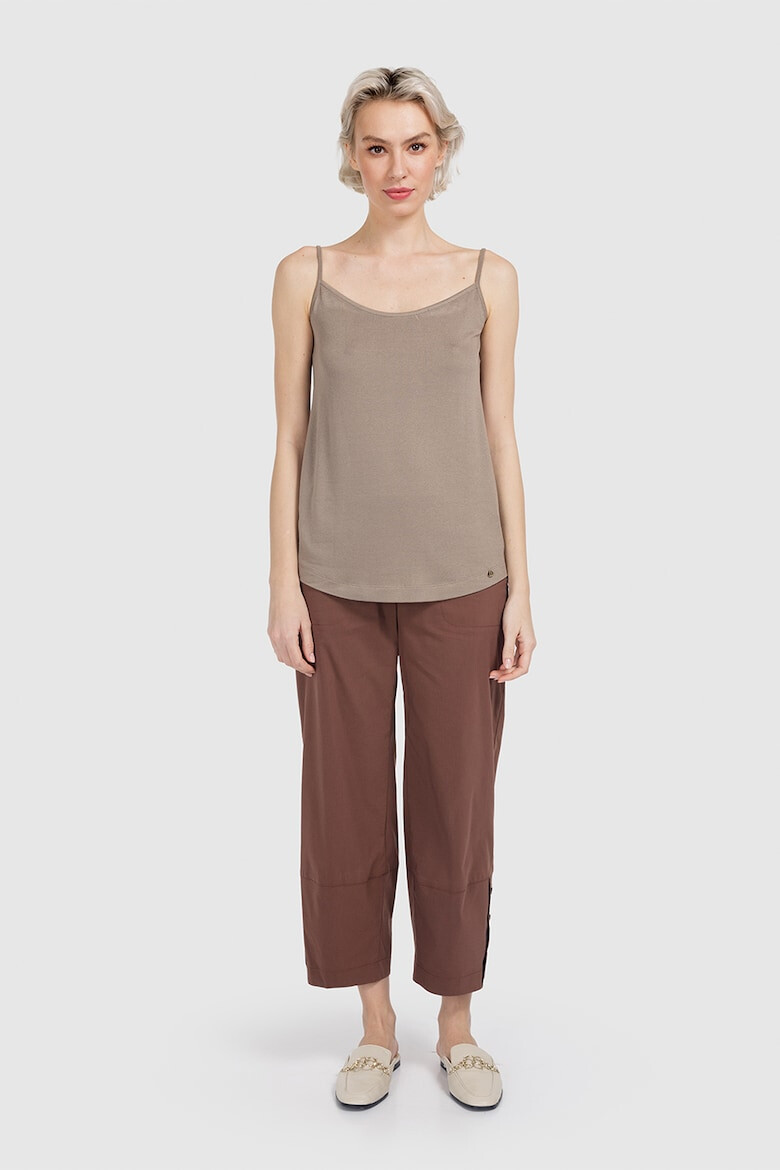 Helmidge Pantaloni relaxed fit crop - Pled.ro