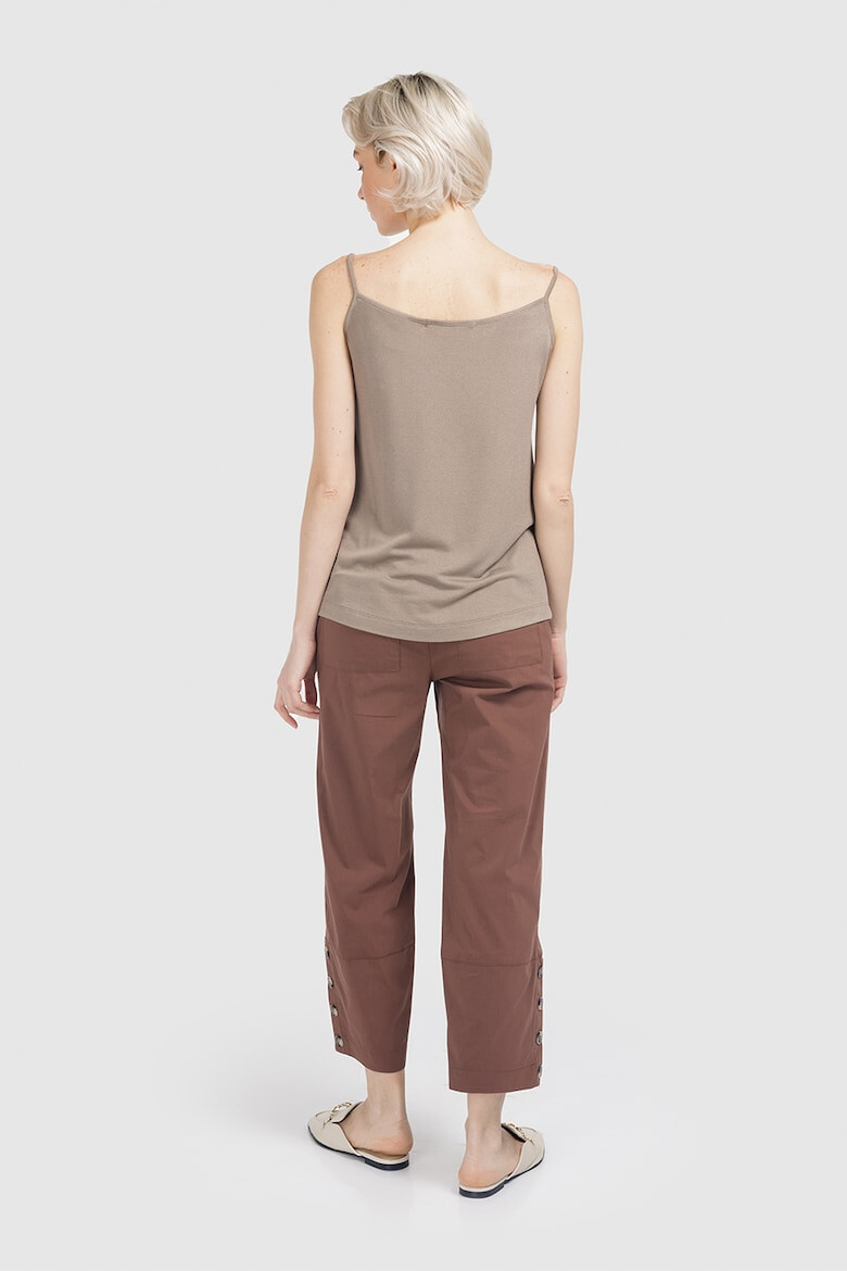 Helmidge Pantaloni relaxed fit crop - Pled.ro