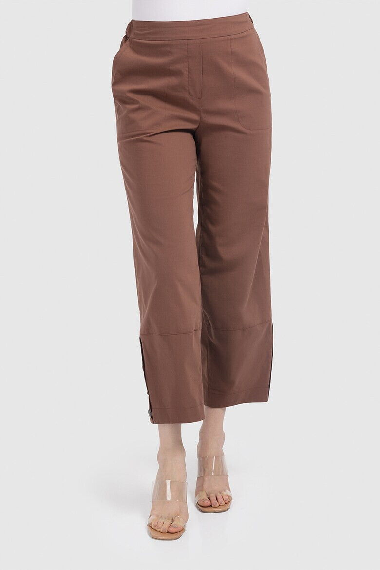 Helmidge Pantaloni relaxed fit crop - Pled.ro