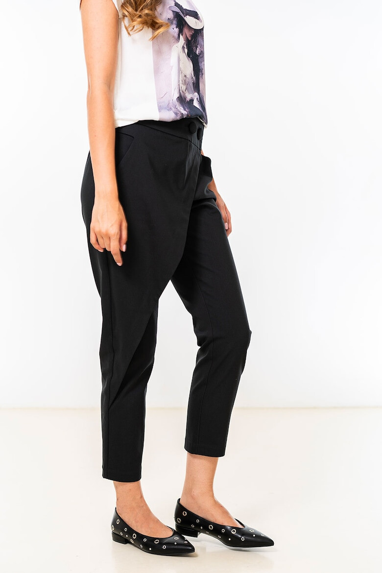 Hermosa Pantaloni crop cu aspect petrecut Vanessa - Pled.ro