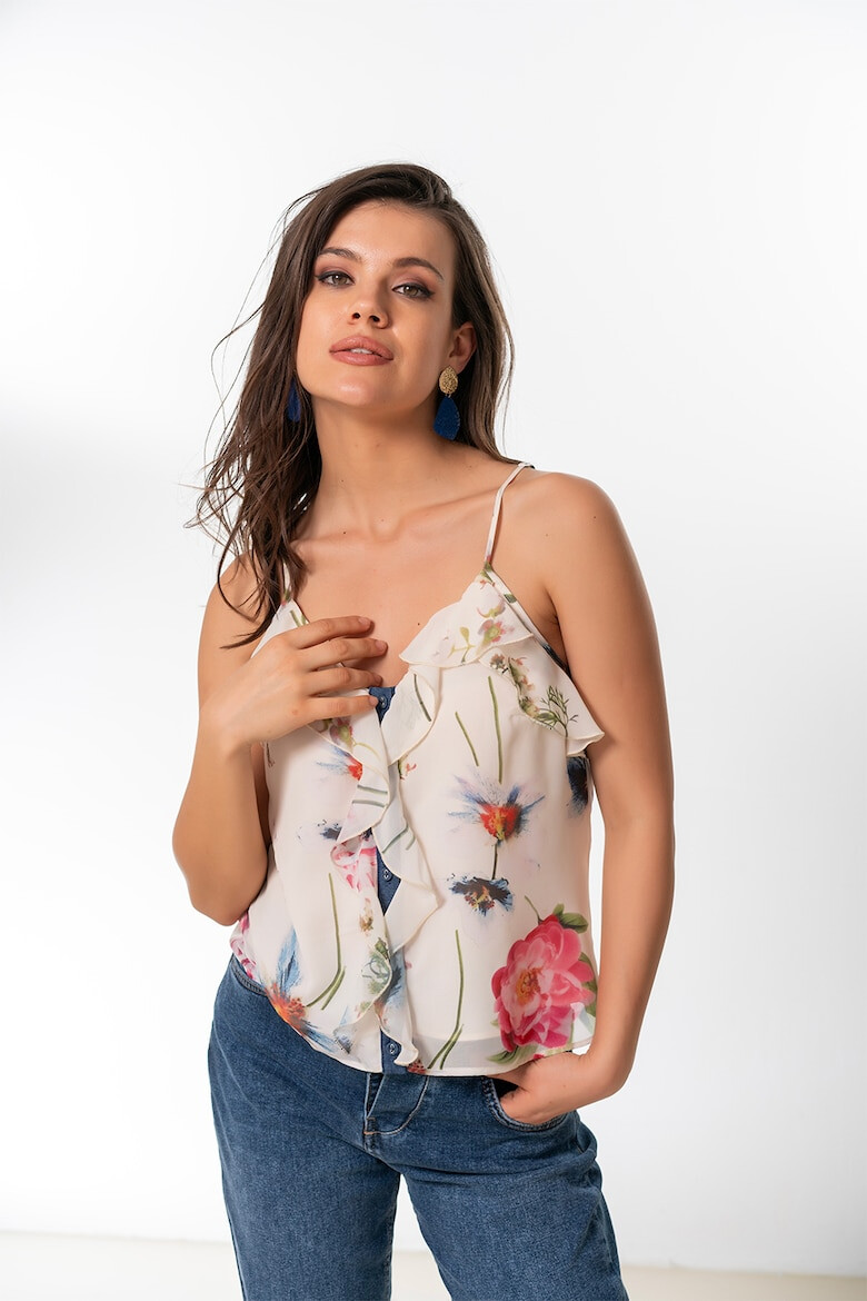 Hermosa Sacou vaporos cu model floral Adela - Pled.ro