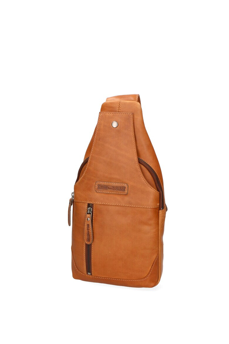 Hill Burry Rucsac de piele cu buzunare exterioare - Pled.ro