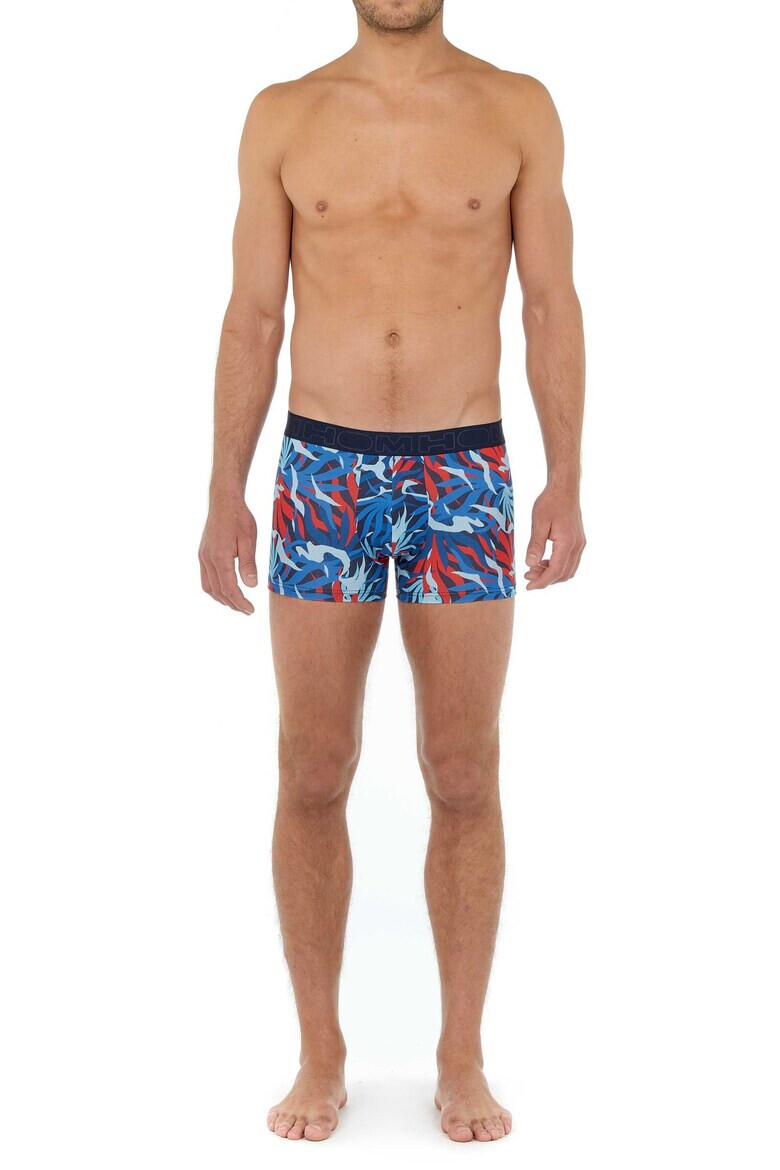 Hom Pantaloni scurti de baie cu imprimeu tropical Keanu - Pled.ro