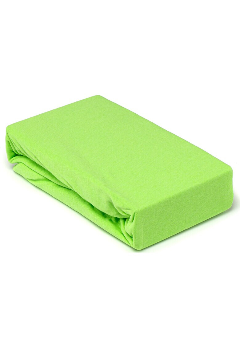 Home Still Husa de pat HomeStill bumbac Jersey 100x200cm verde - Pled.ro