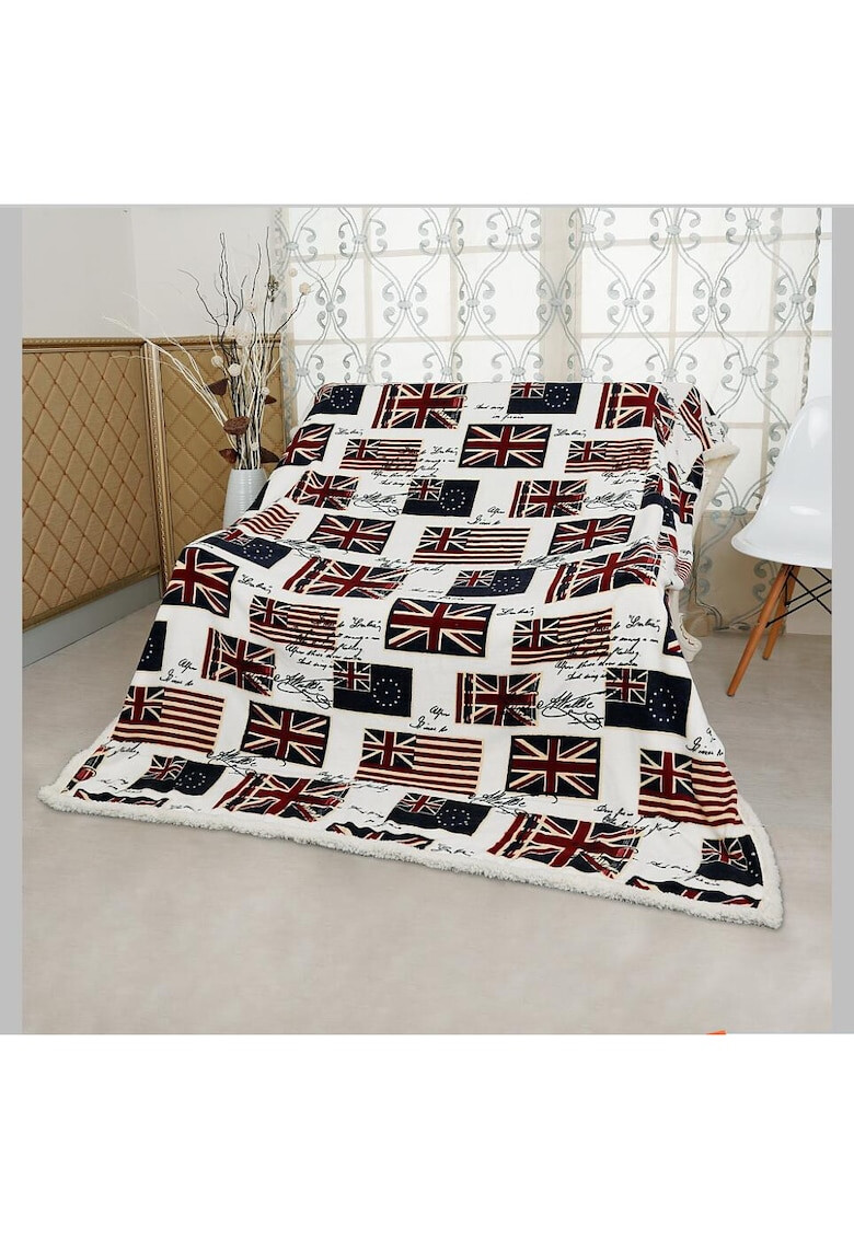 Home Still Patura City Home Stil poliester 200x200 cm decor London Flag 1 - Pled.ro