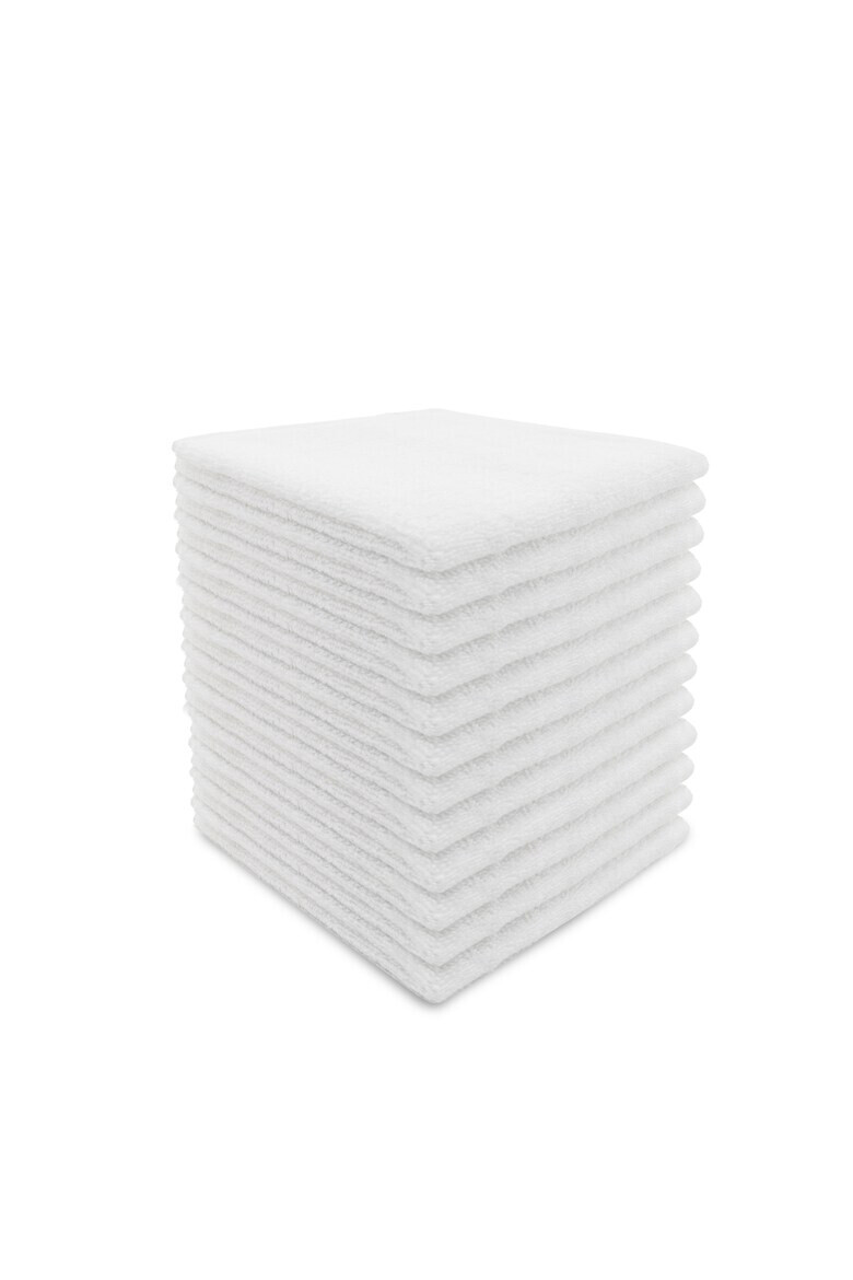 H Hotel Supplier Prosop de maini Hotel Supplier 30x30 cm bumbac 100% 550 GSM alb - Pled.ro