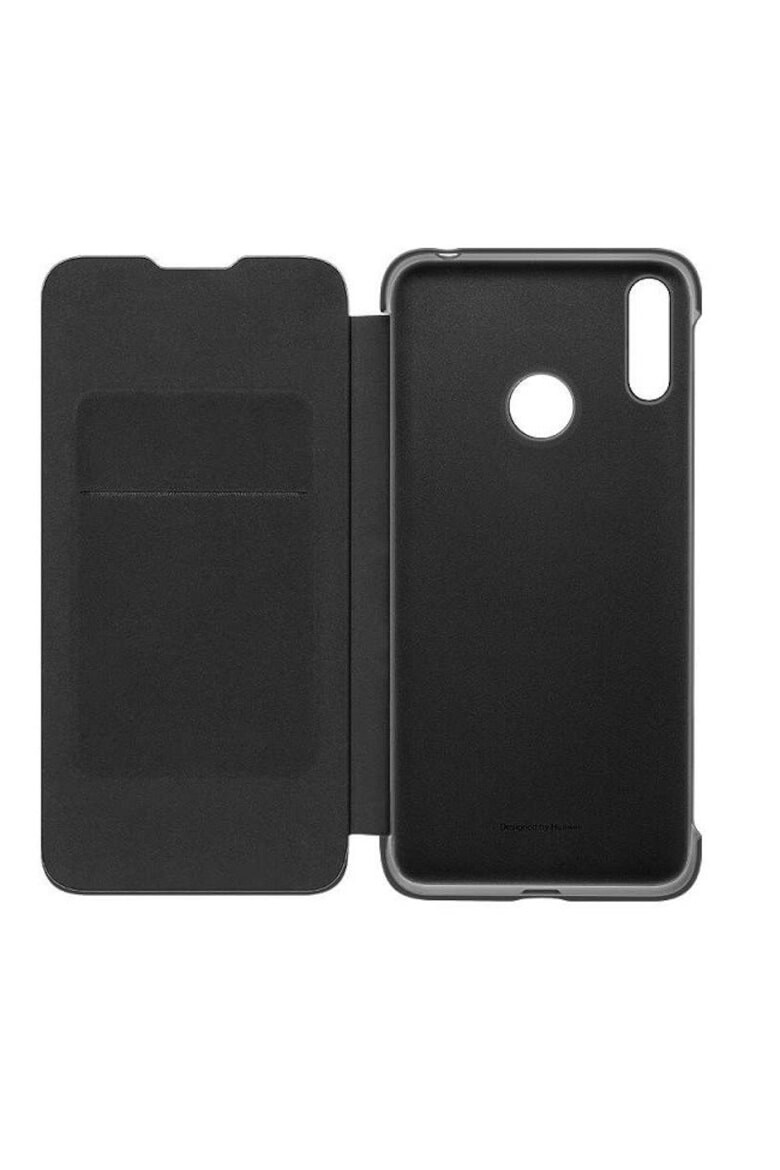 Huawei Husa de protectie Flip Cover pentru Y7 2019 Black - Pled.ro