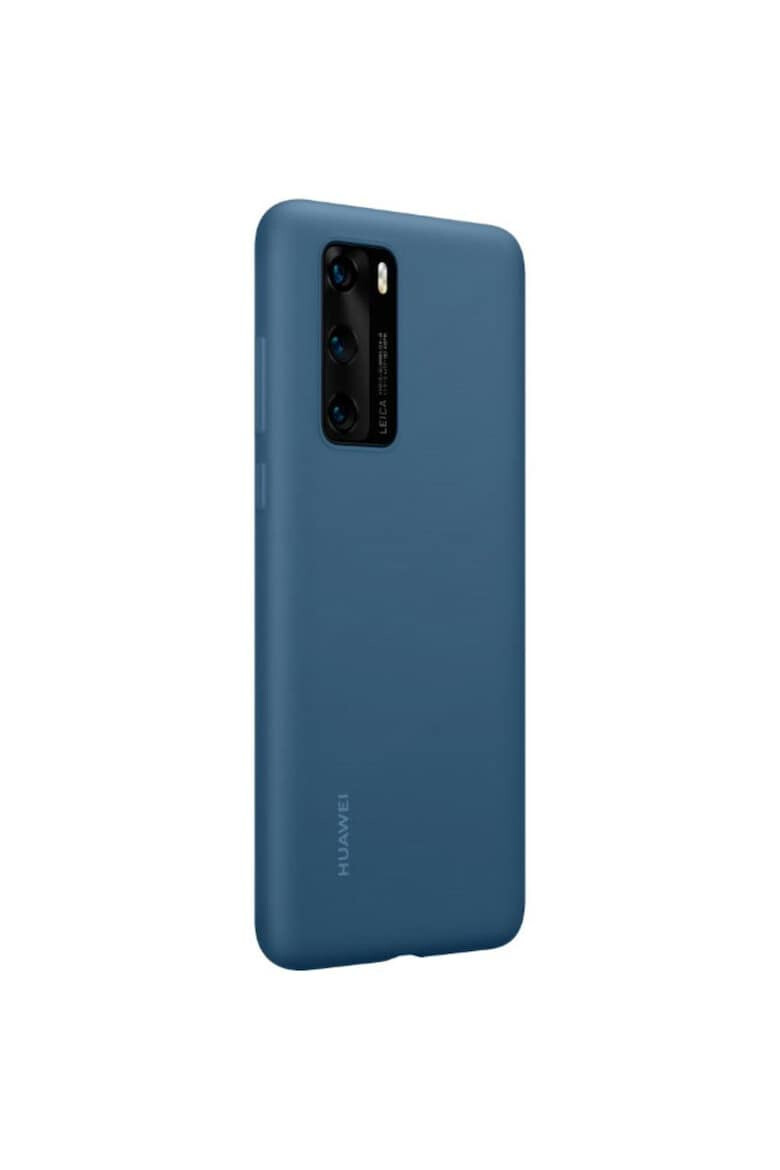 Huawei Husa de protectie Silicone pentru P40 Ink Blue - Pled.ro