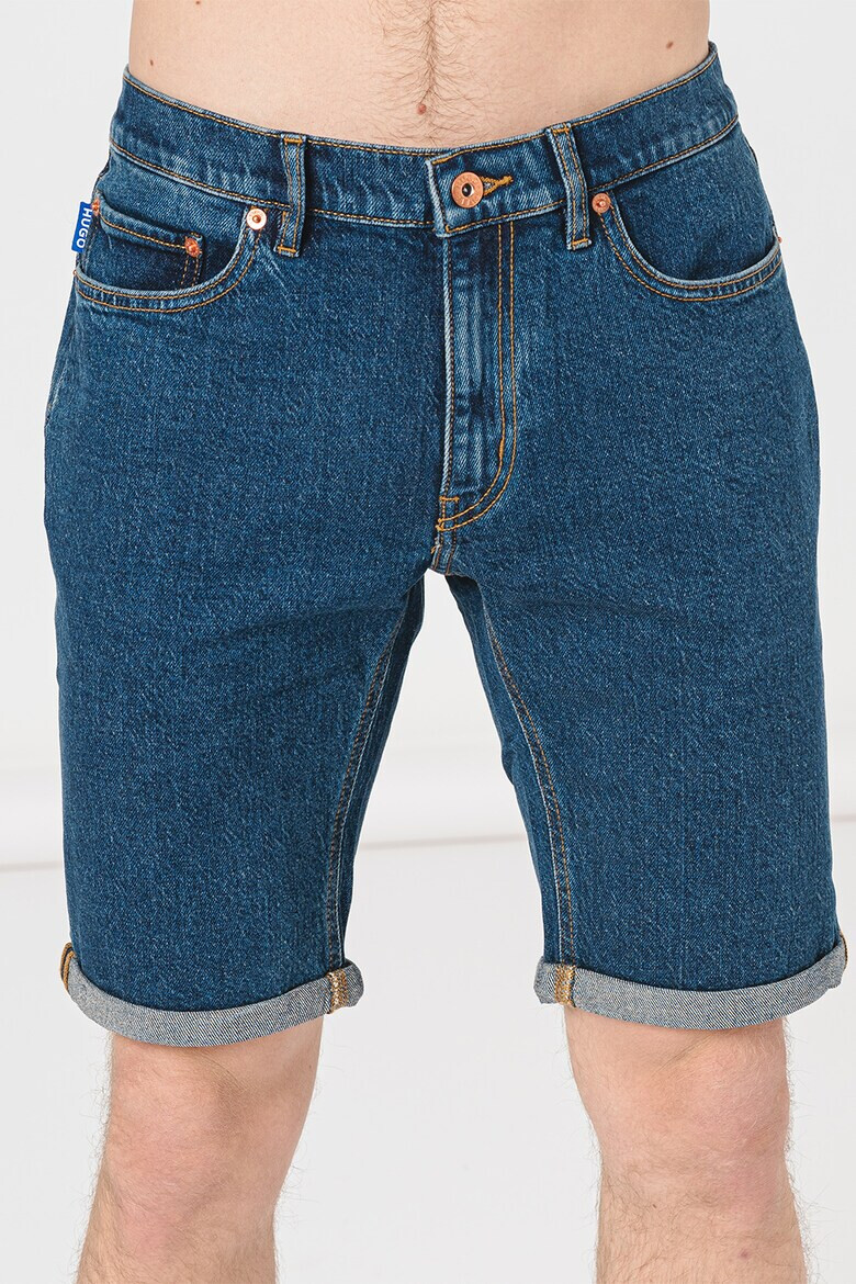 HUGO Bermude slim fit de denim Ash - Pled.ro