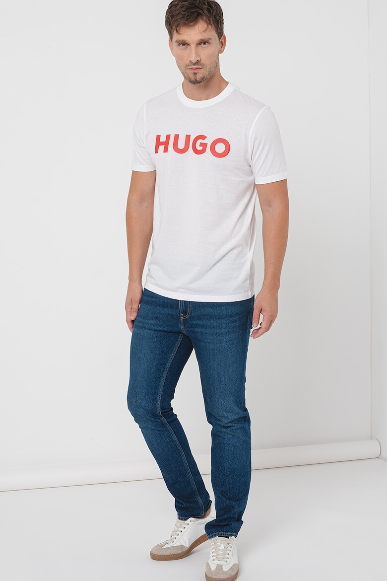 HUGO Blugi slim fit cu aspect decolorat Ash - Pled.ro