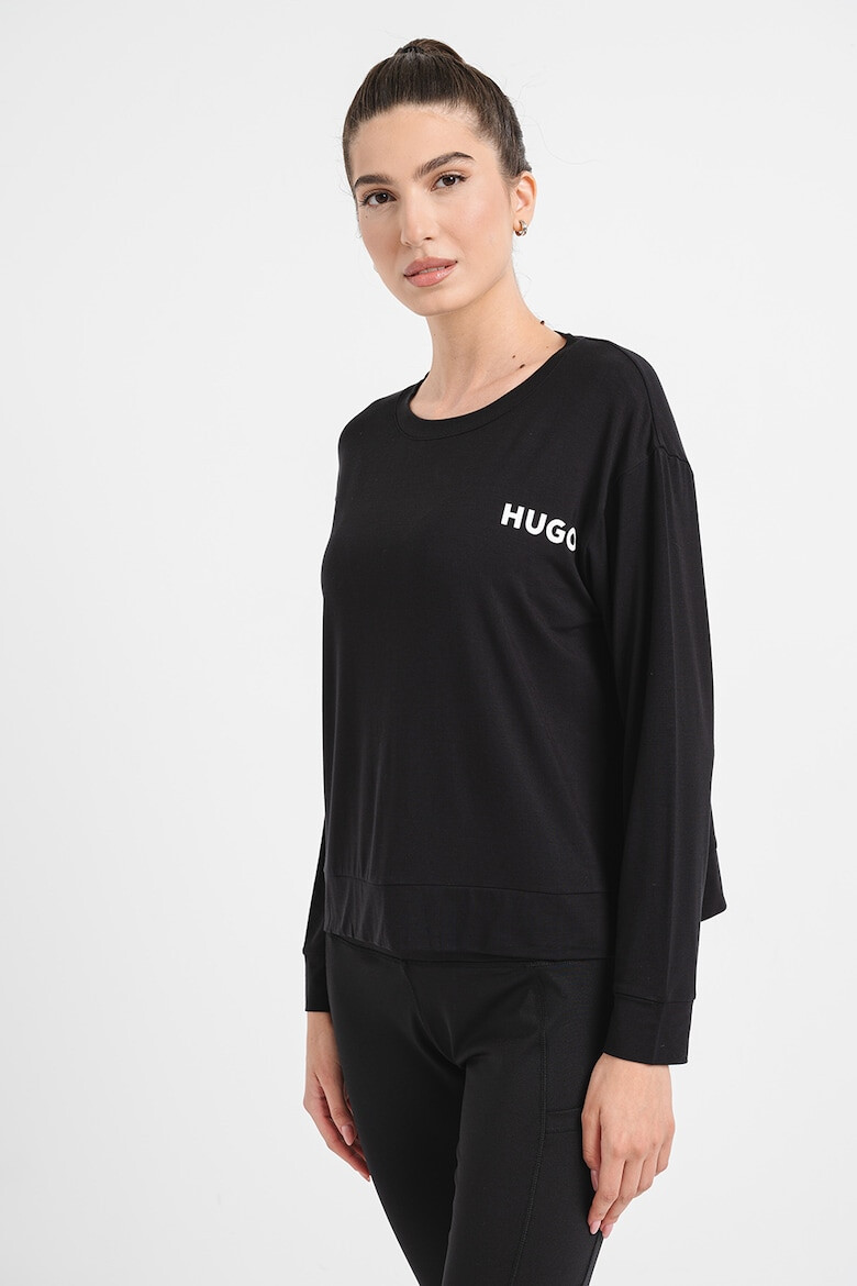 HUGO Bluza de pijama cu imprimeu logo Unite - Pled.ro