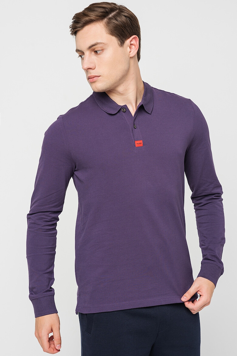 HUGO Bluza polo slim fit din pique Deresolo - Pled.ro