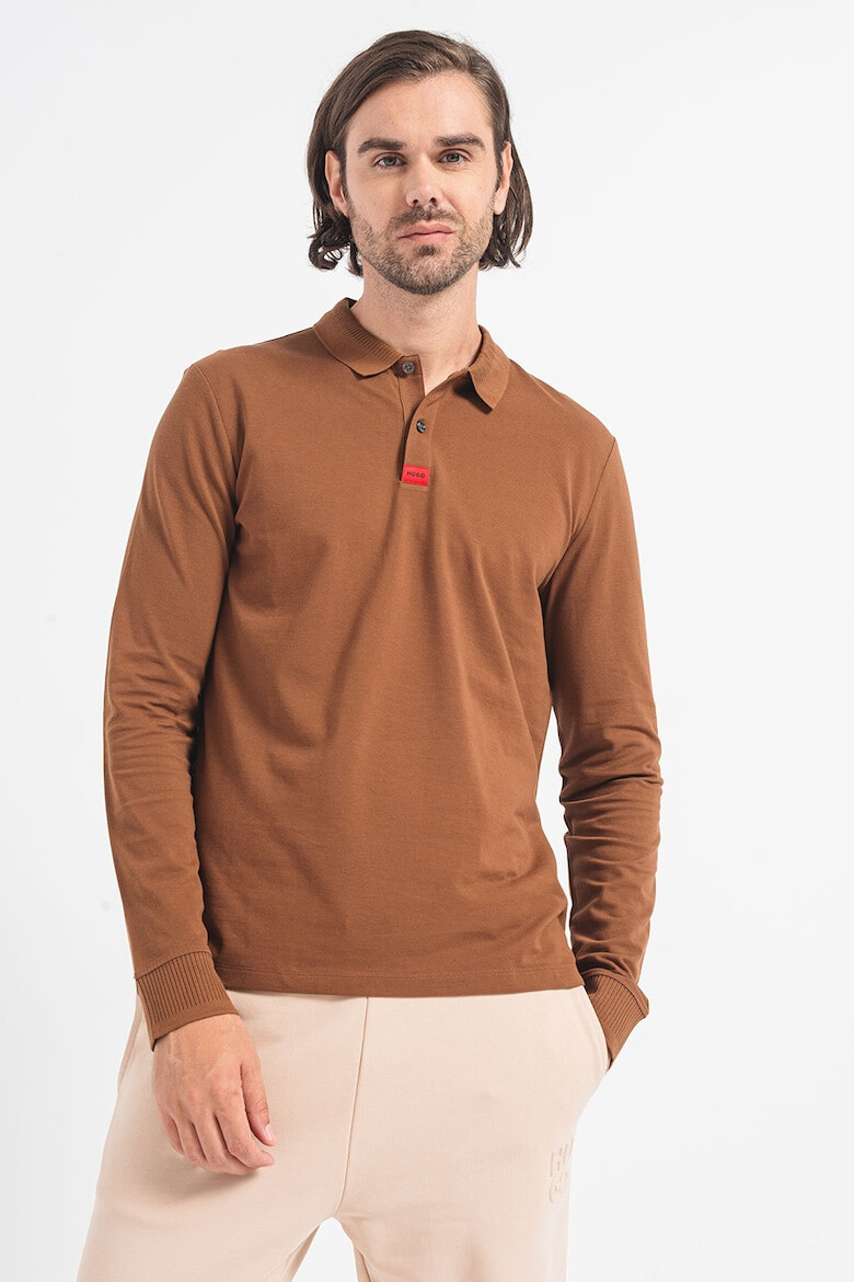 HUGO Bluza polo slim fit din pique Deresolo - Pled.ro