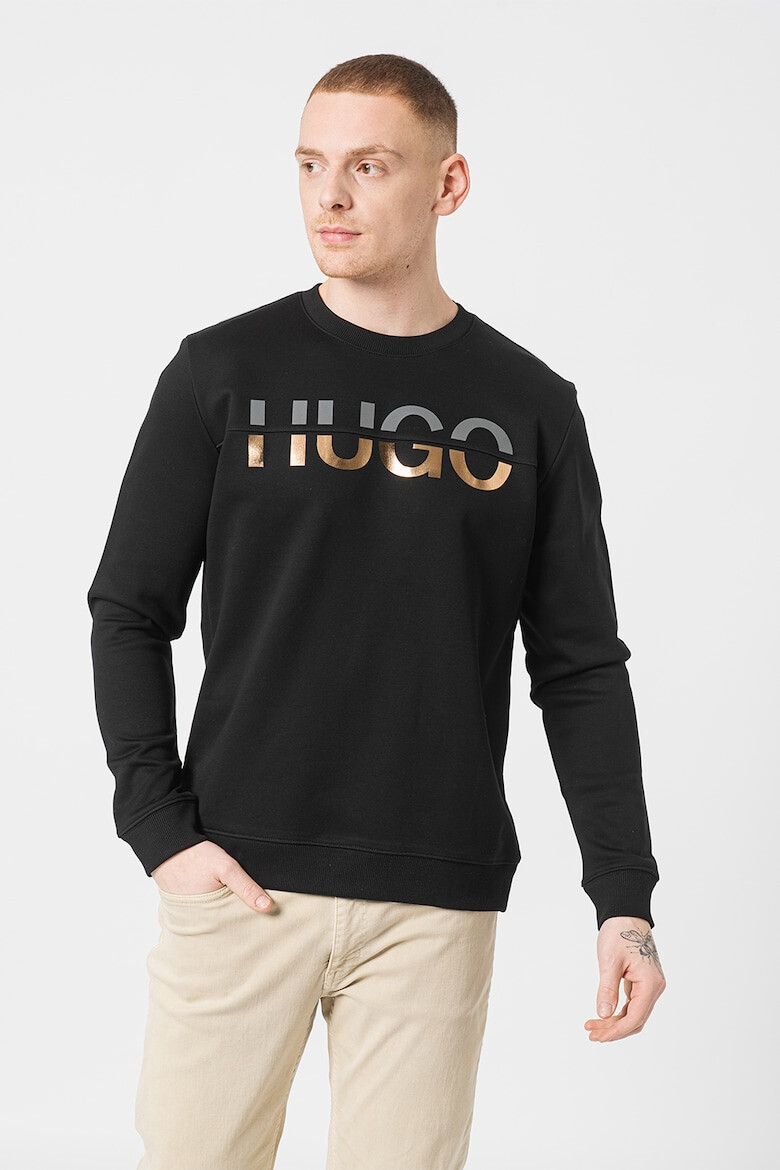 HUGO Bluza sport relaxed fit cu imprimeu logo Derglas - Pled.ro