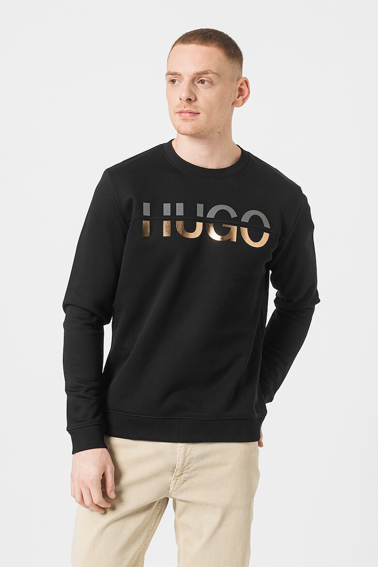 HUGO Bluza sport relaxed fit cu imprimeu logo Derglas - Pled.ro