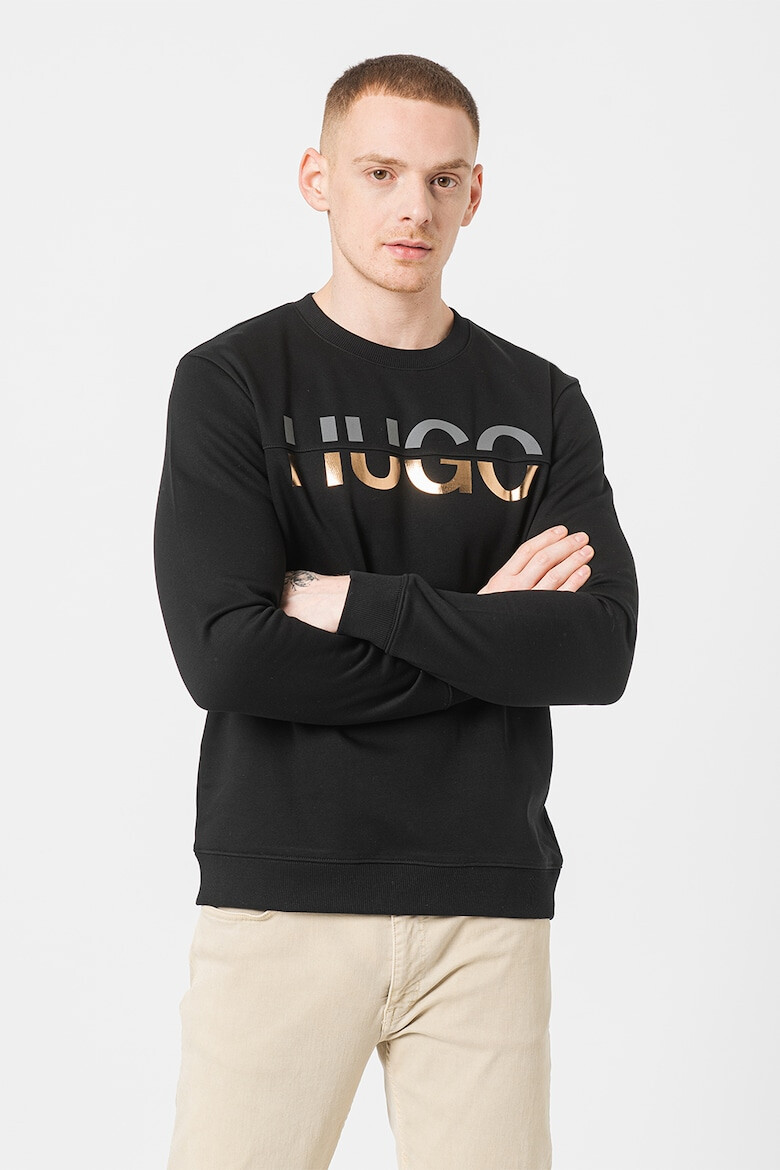 HUGO Bluza sport relaxed fit cu imprimeu logo Derglas - Pled.ro