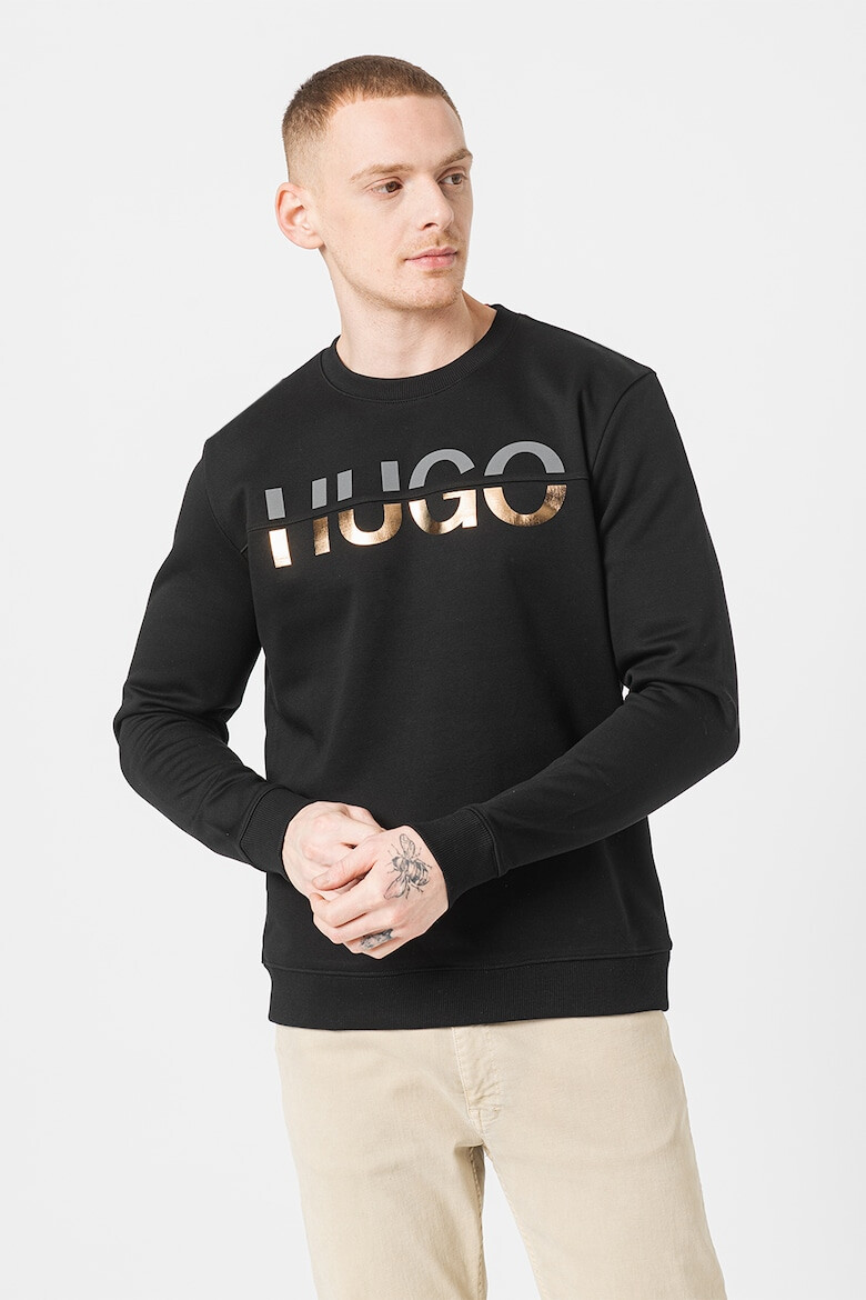 HUGO Bluza sport relaxed fit cu imprimeu logo Derglas - Pled.ro