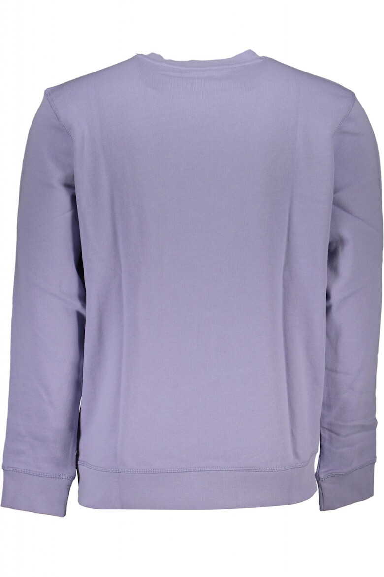 HUGO BOSS Bluza barbati fara fermoar cu croiala Relaxed Fit si logo violet - Pled.ro