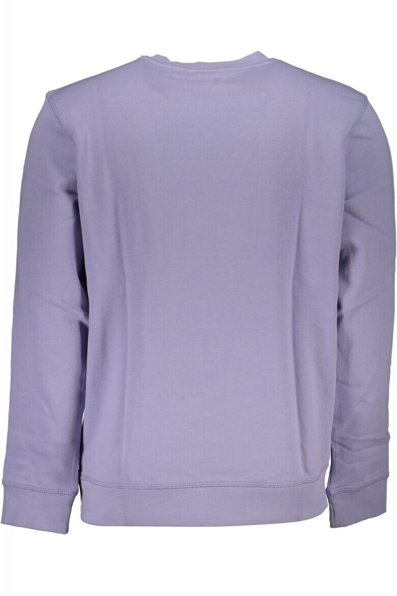 HUGO BOSS Bluza barbati fara frimoar cu croiala Relaxed Fit si logo violet - Pled.ro