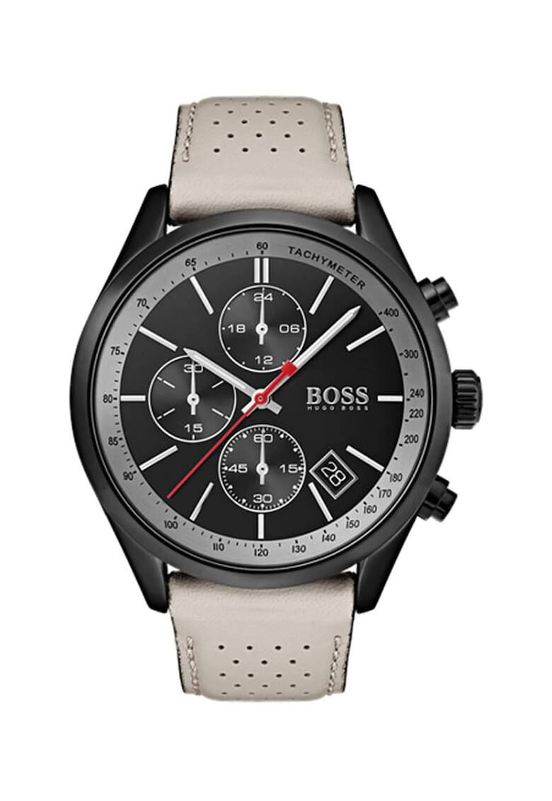 HUGO BOSS Ceas cronograf cu o curea de piele - Pled.ro