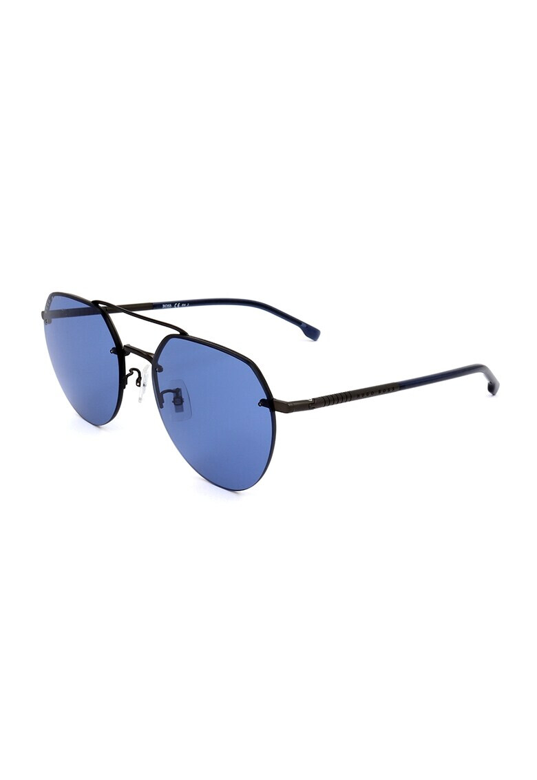 HUGO BOSS Ochelari de soare aviator cu rama din titan - Pled.ro