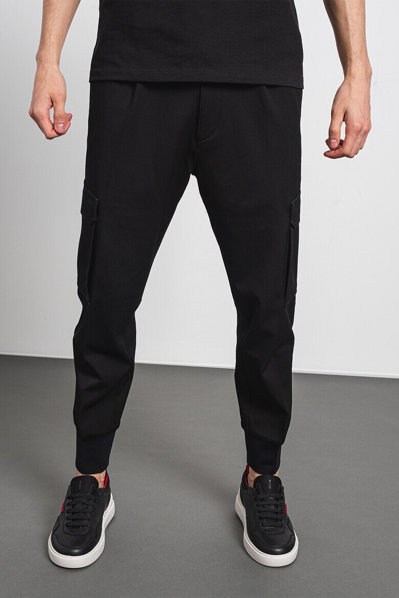 HUGO BOSS Pantaloni chino cargo cu croiala conica - Pled.ro