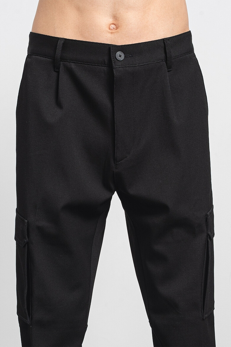 HUGO BOSS Pantaloni chino cargo cu croiala conica - Pled.ro