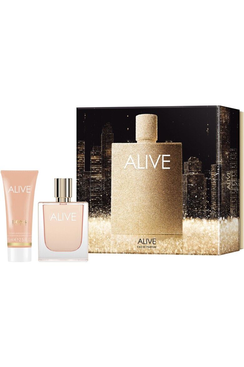 HUGO BOSS Set Alive Femei: Apa de parfum 50 ml + Lotiune de corp si maini 75 ml - Pled.ro