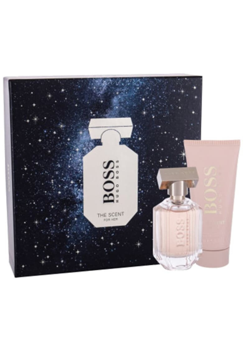 HUGO BOSS Set The Scent Femei: Apa de Parfum 50 ml + Lotiune de corp 100 ml - Pled.ro