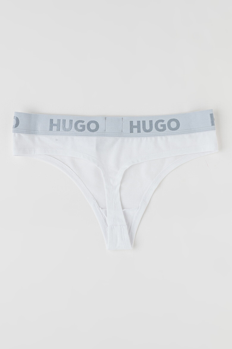 HUGO Chiloti tanga cu banda logo in talie Sporty - Pled.ro