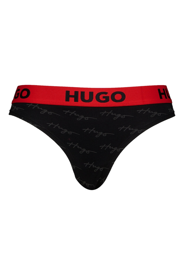 HUGO Chiloti tanga cu imprimeu logo - Pled.ro